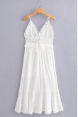 Oasis Backless White Summer Dress